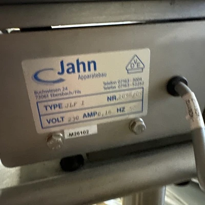 Jahn Apparatebau Feeder Bowl Type SAZ400/420U Warranty 🇺🇸