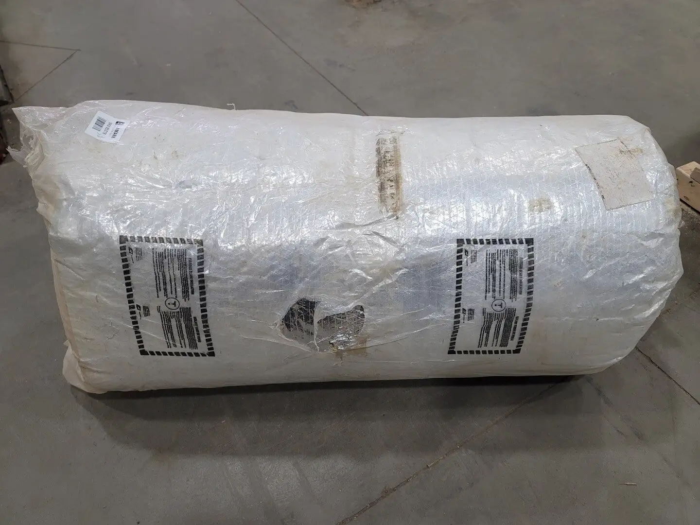 Bag of Fibrous Glass Insulation