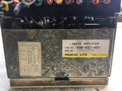 USED FANUC A06B-6057-H007 SERVO AMPLIFIER (4)-