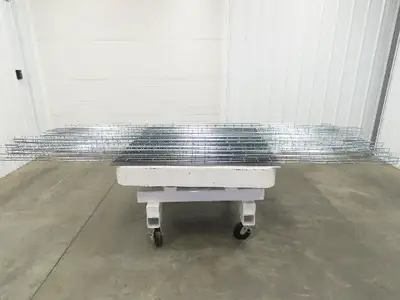 Husky WBS22-4-3M-EZ Cable Tray 2"x8"x8' Easy Connect Wire Basket Lot of 13
