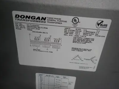 USED DONGAN ELECTRIC MFG 63756056SH