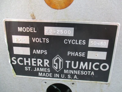 Used SCHERR-TUMICO 22-2500 Comparators California US | TNT Industrial #1082795
