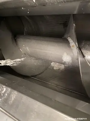 Used Thomas & Muller Stainless Steel Screw Conveyor – 24" x 26'-4", 10 HP, Built 2012