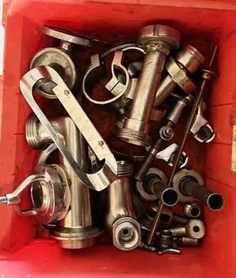 Westfalia OSM 8004 solid bowl separator, 316SS.