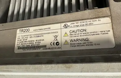 Used Trane _UNKNOWN_ Variable Speed Drives South Carolina US | Palmetto Automation #1495612