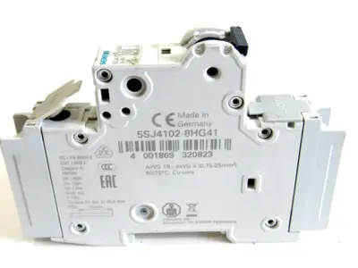 NEW SIEMENS 5SJ4102-8HG41 CIRCUIT BREAKER 2A 5SJ41028HG41