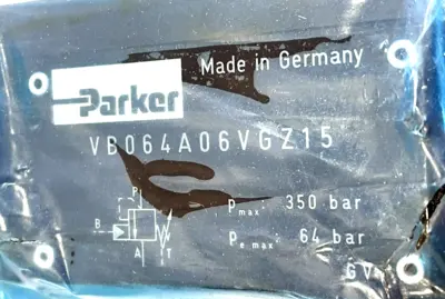 NEW PARKER VB064A06VGZ15 HYDRAULIC CONTROL VALVE W/ CYLINDER LOCK