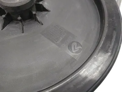XLBH 90A65R150,XLRG 212 | FlexLink XLBH 90A65R150 w/ XLRG 212 Guide 90 Degree for 65mm Curve Wheel - Used