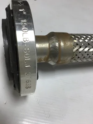 Branham Corporation DU19285 Stainless Braided Flex Hose OP/TEST 230/350 PSI