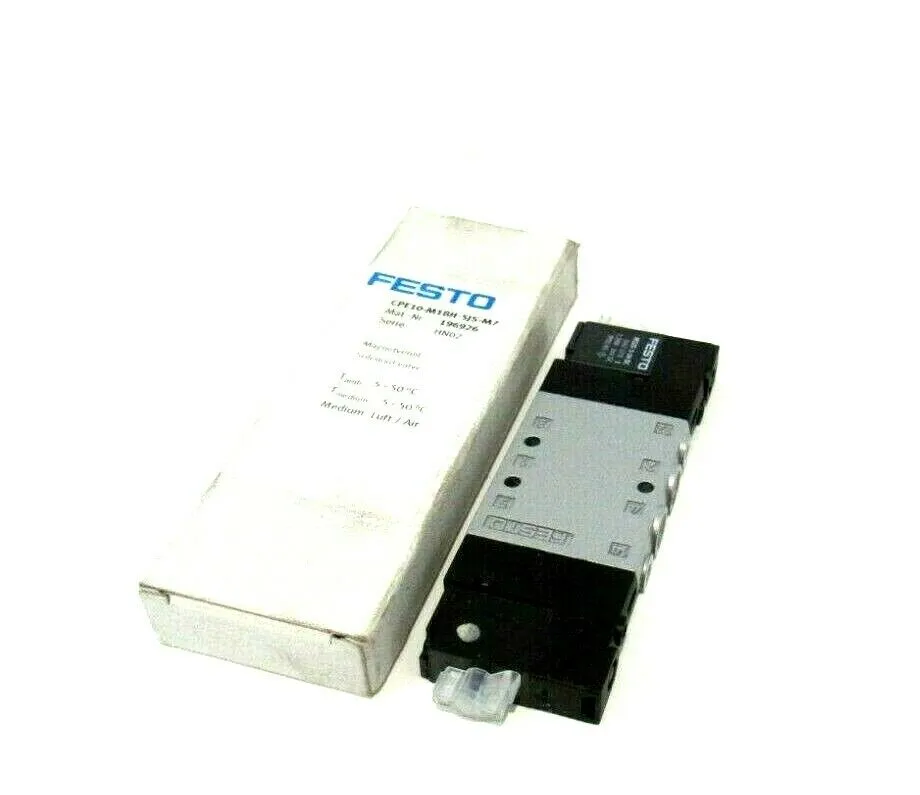 NEW FESTO CPE10-M1BH-5JS-M7 SOLENOID VALVE 196926 CPE10M1BH5JSM7