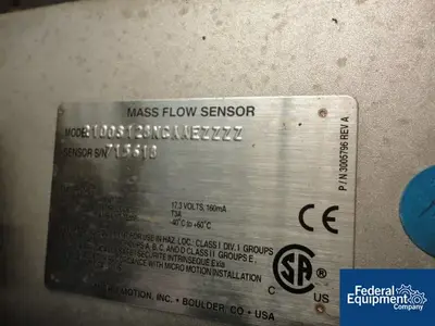 USED Micro Motion 1" Micro Motion Flow Meter, 316 S/S