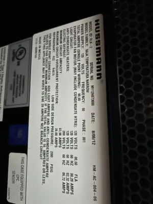 7-0007 Hussmann RLN-2 2 Door Freezer