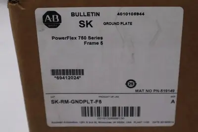 ALLEN BRADLEY SK-RM-GNDPLT-F5 POWERFLEX 750 SERIES A FRAME 5 STOCK #5401