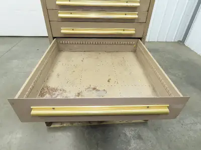 Equipto Modular Steel 7 Drawer Industrial Tool Cabinet 30x29x44" Stanley Vidmar