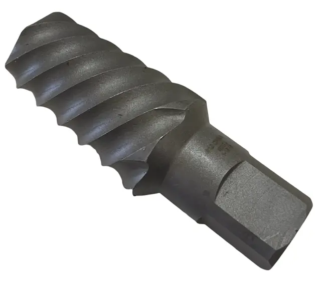 Morse #12 Screw Extractor, 1-15/16" Drill Size, for Removing 3" to 3-1/2", 2" Pipe