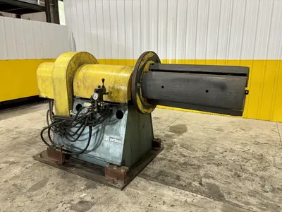 10,000 LBS X 36" METFORM MODEL #MCO1421-1 PULL OFF UNCOILER COIL REEL, NEW 1997: STOCK #21328