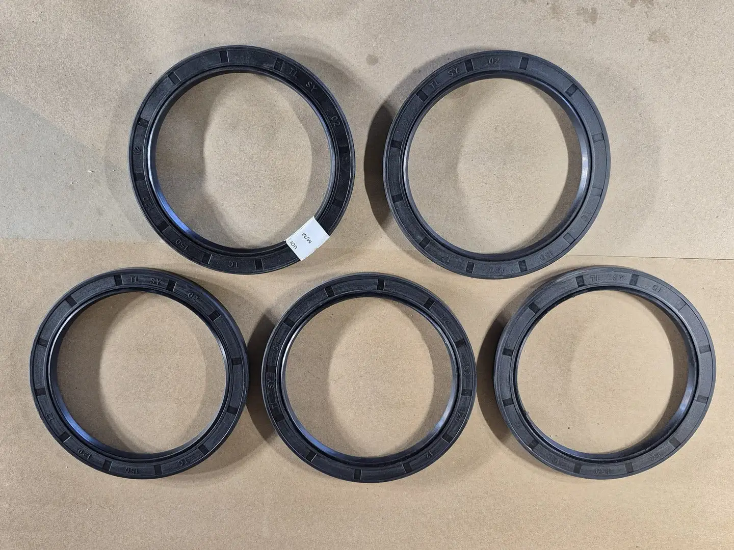 Shaft Oil Seal Ring 120mm x 150mm, GB1235-76 (Lot of 5)