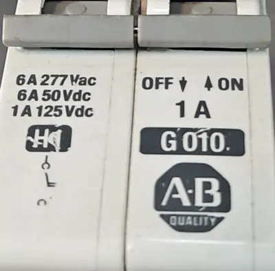 Allen-Bradley 1492-CB1 G010 Series B Circuit Breaker 1A loc4D3