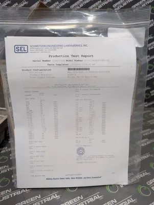 Schweitzer SEL-700G Generator Protection Relay 0700G11A0X0X77850100 New NIB