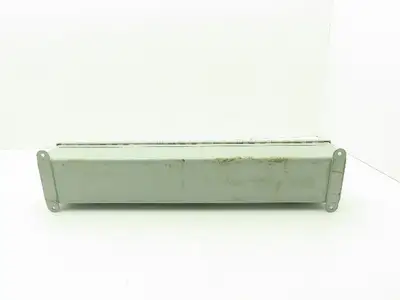 Wiegmann T4424CH Electrical Enclosure Wire Trough 4x4x24" 30mm Pushbutton Holes
