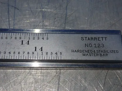 Used STARRETT 123 Vernier Calipers Ohio US | HGR 24 #1233313