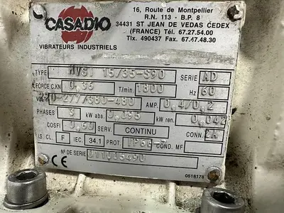 USED CASADIO MVSI 15/35-S90