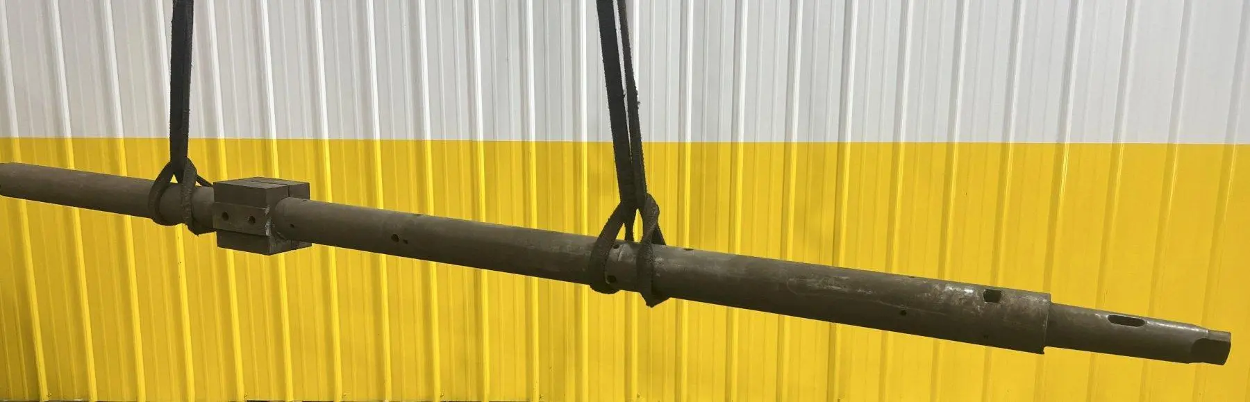 4" DIAMETER X 105" LONG BORING BAR WITH MORSE TAPER: STOCK #20650