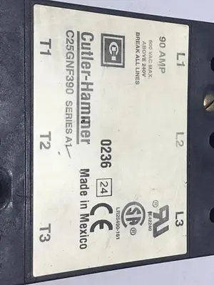 USED CUTLER HAMMER C25GNF390