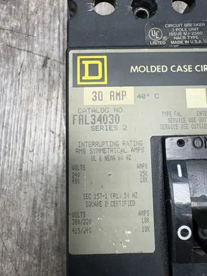 Used SQUARE D FAL34030 Misc Electrical & Power Parts South Carolina US | ESS Industrial Equipment Sales #1328108