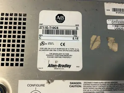Used ALLENBRADLEY 2711ET10C6 Automation Control (HMI) Ohio US | HGR 24 #1345343