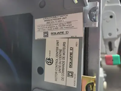 USED SQUARE D MODEL 6