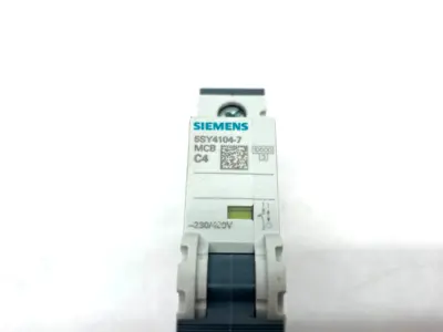 USED SIEMENS MINIATURE CIRCUIT BREAKER 1-POLE MCB C4