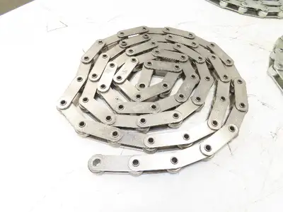 ZMC 250 Conveyor Attachment Roller Chain 50mm Dbl Pitch 5 Piece Total 18.825m