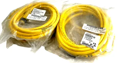 NEW WOODHEAD 102002A01F120 12' CABLE 2 POLE 600V 13 AMP LOT OF 6