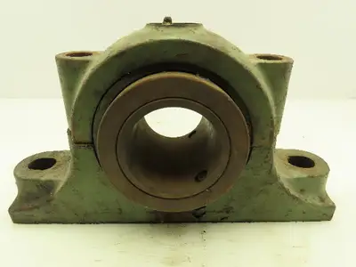609 Split Pillow Block Cast Iron Housing 2-Bolt Base w/2.93"Bearing NO BOLTS
