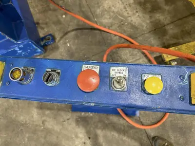 75 TON DAKE MODEL #18-558 HYDRAULIC 4-POST PRESS,  23" STROKE: YOBRO #24094