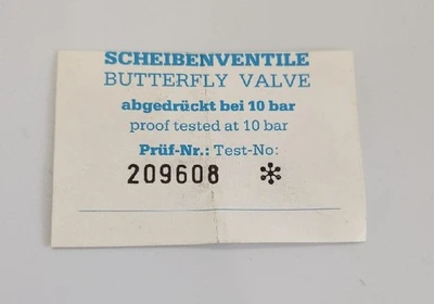 NEW Scheibenventile 209608