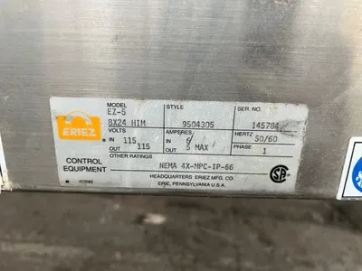 Used ERIEZ EZ5 Chemical & Process Equipment Ohio US | HGR 24 #729000