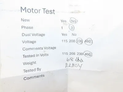 MEZ 7AA100L04 Hydraulic Pump Motor 3.4kw 1720rpm 230/460V 3PH IEC 100L Metric