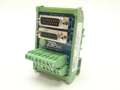 New | in-Stock Ziplink ZL-RB-DB15 Terminal Blocks Michigan US | Maverick Industrial Sales #1394428