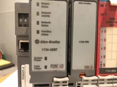 Allen Bradley 1734-AENT Point I/O 1734-FPO 3-1734-IB8S 1-1734-OB8S 2-1734-IB8