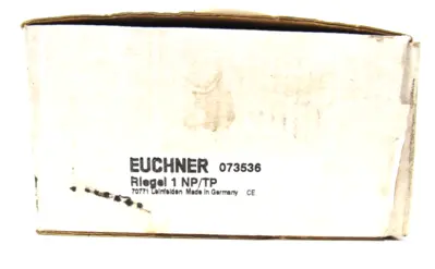 NEW EUCHNER 073536 SAFETY BOLT LOCK RIEGEL 1 NP/TP