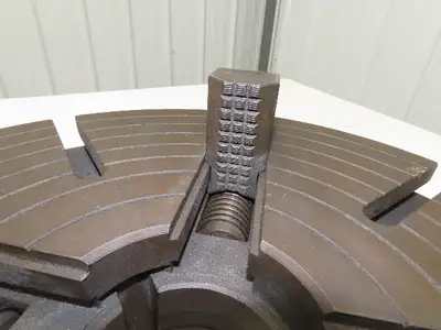 Rohm Number 400 4-Jaw Independent Manual Lathe Chuck 15-3/4" OD 3-3/4" ID