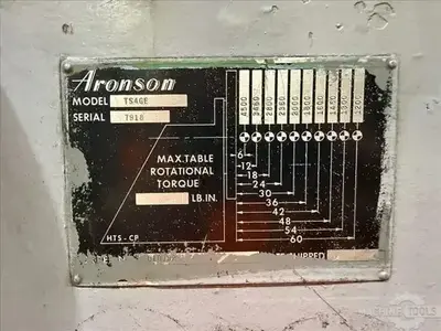 Used 1979 ARONSON HTS-9 Welding Positioners Illinois US | Perfection Global, LLC. #1411741