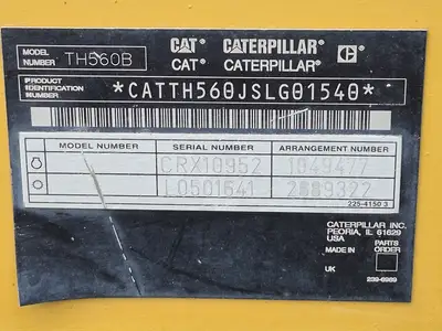 USED CATERPILLAR TH560B