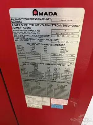USED 2003 AMADA VIPROS 2510 KING