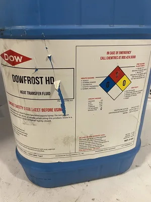 Dow DOWFROST HD Propylene Glycol Heat Transfer Fluid 5 gallon