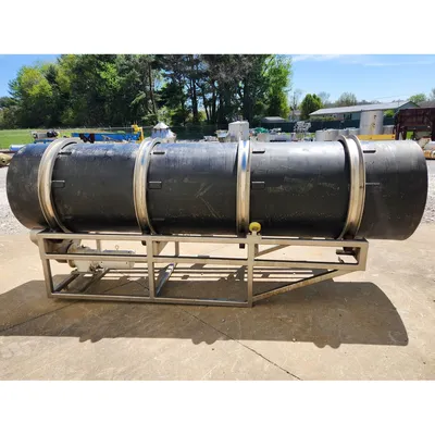 Used 35" Dia. X 12' Long Polymer Rotary Coating Drum Tumbler