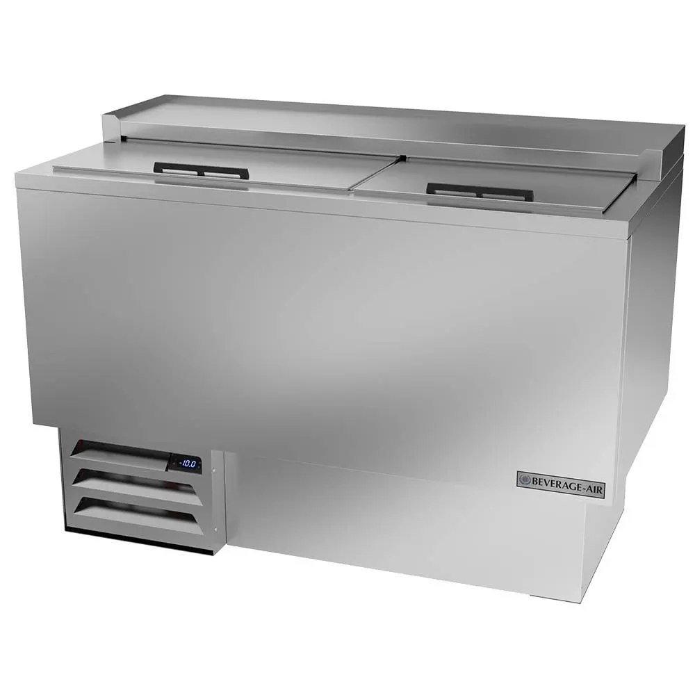 Beverage-Air GF48HC-S 2 Section Glass Chiller W/ 164 Mug Capacity - Stainless, 115v