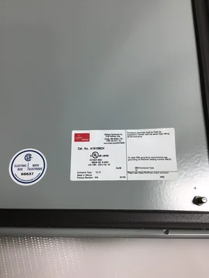 Hoffman A10108CH Panel Screws Enclosed Continuous Hinge with Clamps 12